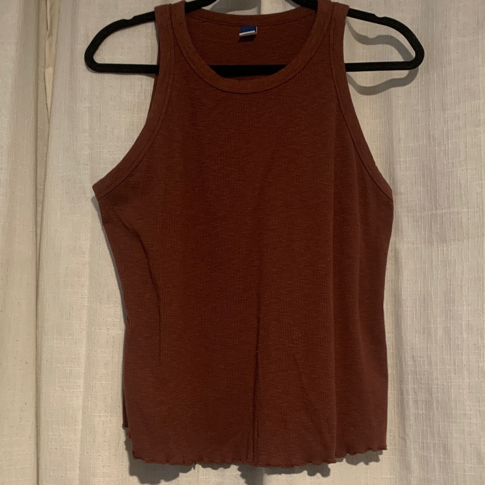 Rust/Brown Sleeveless Top